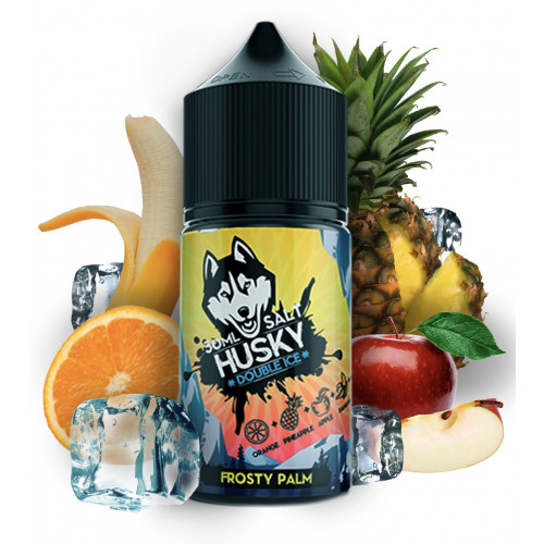 Жидкость Husky Double Ice Salt Frosty Palm (Апельсин Ананас Яблоко Банан Лёд) 30 мл 20мг